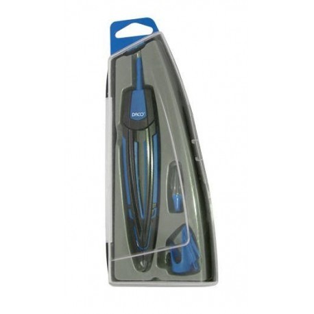 Compas metalic Cel mare, 2 accesorii incluse, cutie transparenta - imagine 3